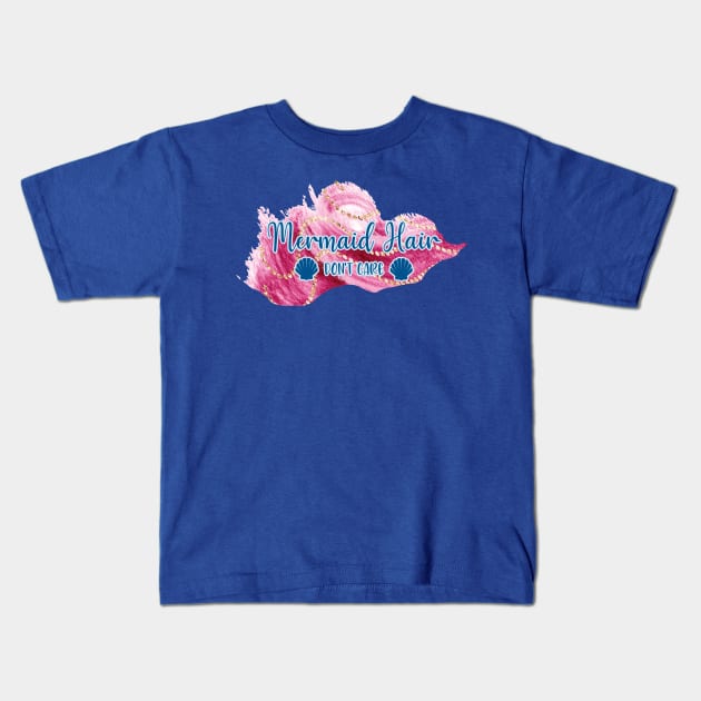 Mermaid Hair Kids T-Shirt by FamilyCurios